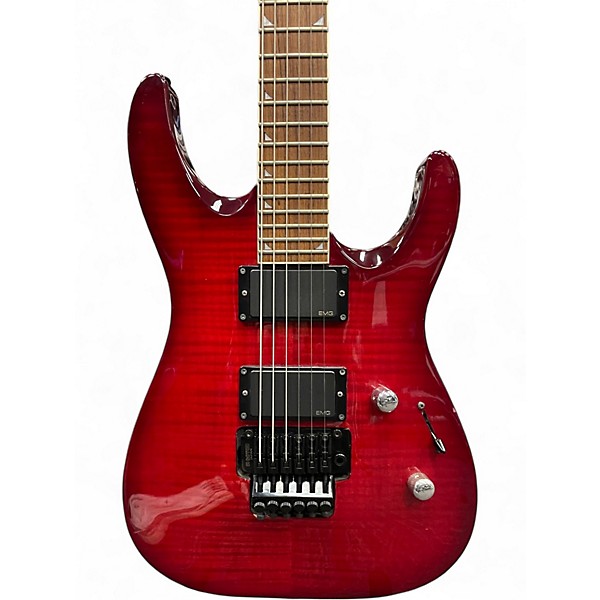 Used Jackson DKMG MIJ Dinky Crimson Red Burst Solid Body Electric Guitar