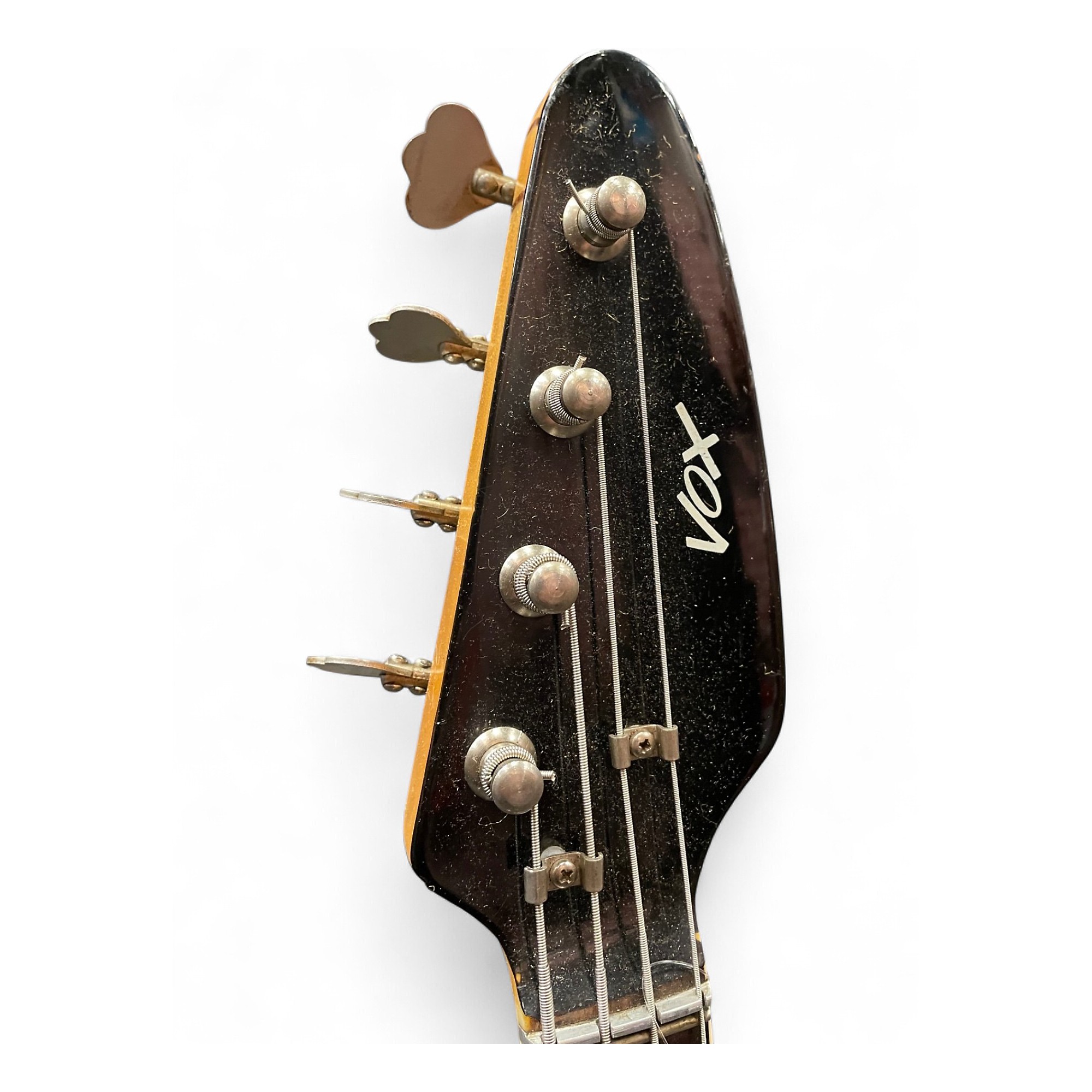Vintage 1960s VOX v-250 Desert Burst Electric Bass Guitar Desert