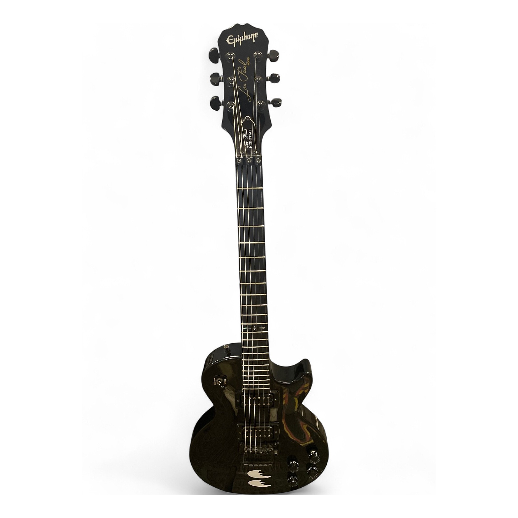 Used Epiphone Les Paul Nightfall Black Solid Body Electric Guitar