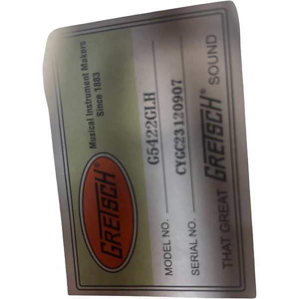 Used Gretsch Guitars G5422GLH Alpine White Hollow Body Electric Guitar