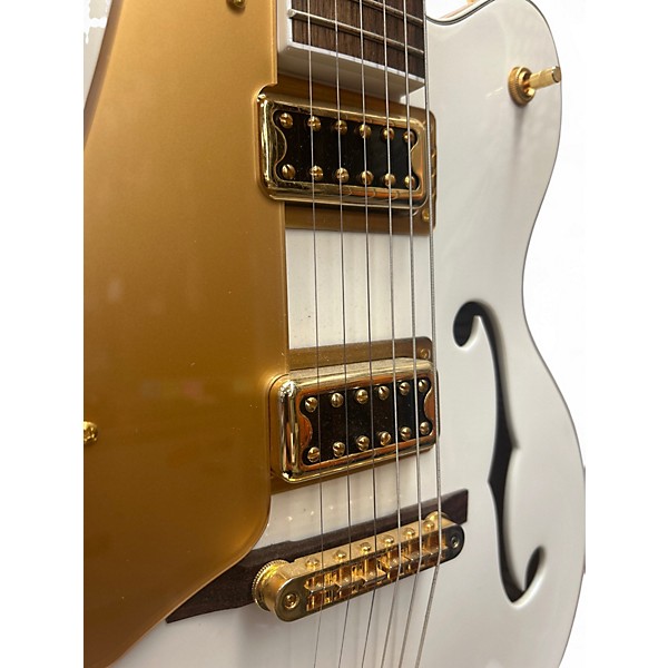 Used Gretsch Guitars G5422GLH Alpine White Hollow Body Electric Guitar