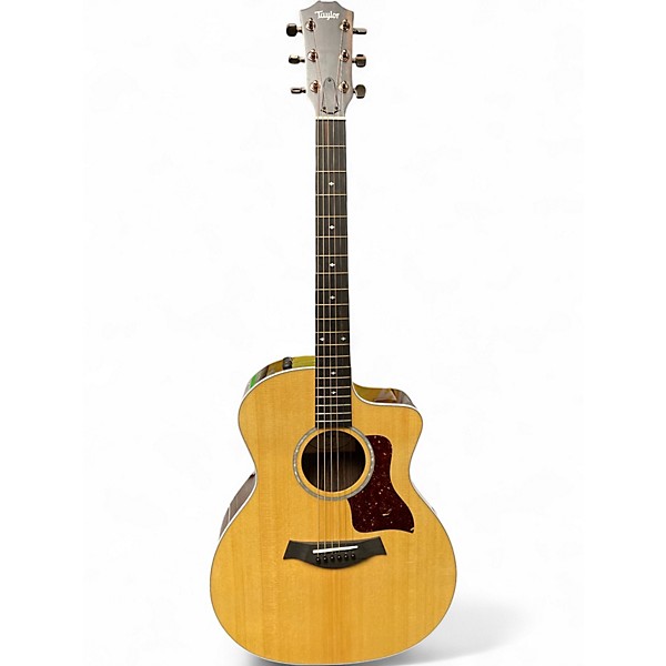 Used 2020s Taylor 214CE DLX NATURAL Acoustic Electric Guitar