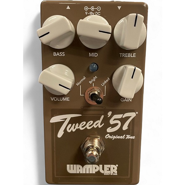 Used Wampler Tweed '57 Vintage Overdrive Effect Pedal