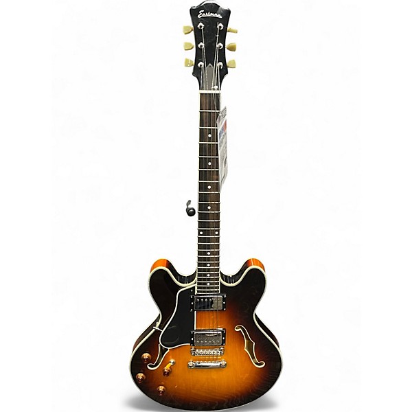 Used Eastman T386L-SB 2 Color Sunburst Hollow Body Electric Guitar