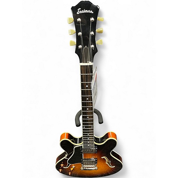 Used Eastman T386L-SB 2 Color Sunburst Hollow Body Electric Guitar