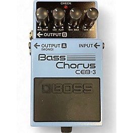 Used BOSS CEB3 Bass Chorus Bass Effect Pedal