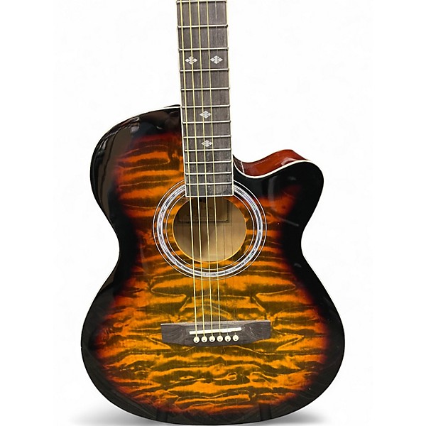 Used Indiana MADISON Tobacco Sunburst Acoustic Guitar