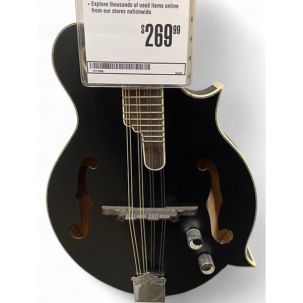 Used Luna moonbird Black and White Mandolin