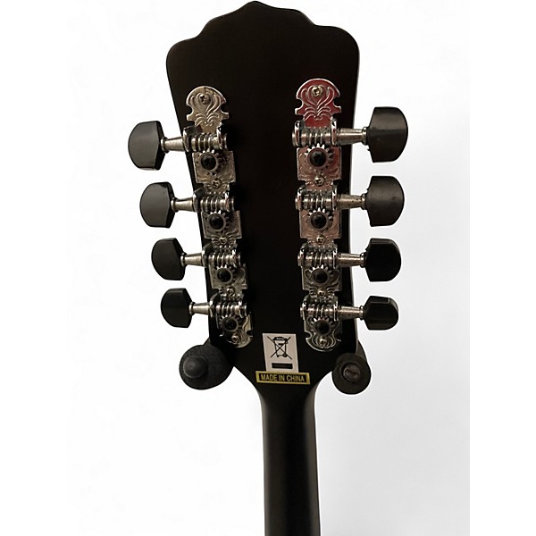 Used Luna moonbird Black and White Mandolin