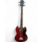 Used Epiphone SG Bass Trans Red Electric Bass Guitar thumbnail
