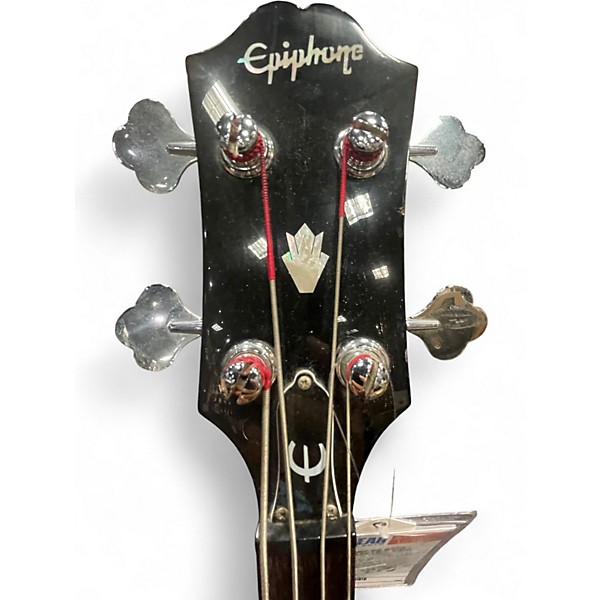 Used Epiphone SG Bass Trans Red Electric Bass Guitar