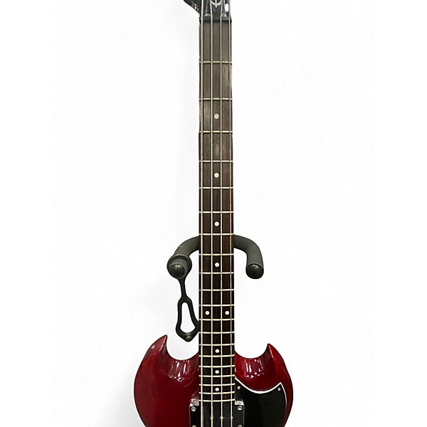 Used Epiphone SG Bass Trans Red Electric Bass Guitar