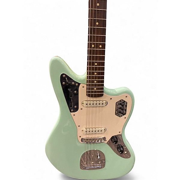 Used Squier Vintage Modified Jaguar Seafoam Green Solid Body Electric Guitar