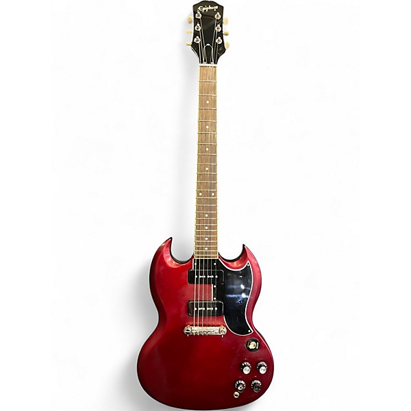 Used Epiphone SG SPECIAL P90 SPARKLING BURGANDY Solid Body Electric Guitar