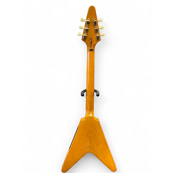 Used Epiphone 1958 Korina Flying V Natural Solid Body Electric Guitar