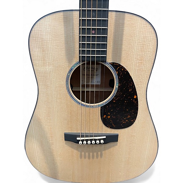 Used Martin D Jr E Natural Acoustic Electric Guitar