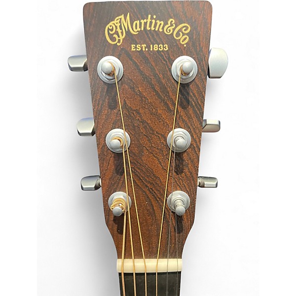 Used Martin D Jr E Natural Acoustic Electric Guitar