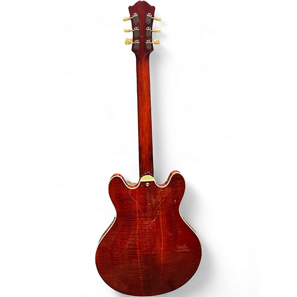 Used Eastman T846 Trans Red Hollow Body Electric Guitar