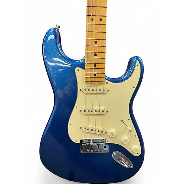 Used Fender American Ultra Stratocaster Pelham Blue Solid Body Electric Guitar