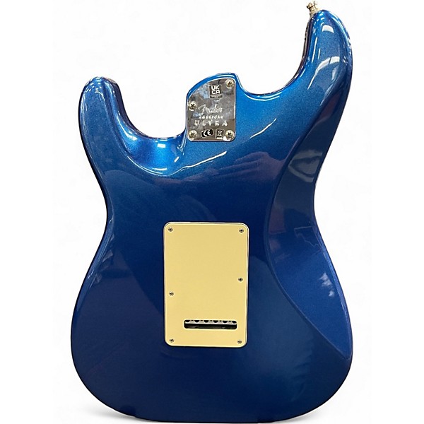 Used Fender American Ultra Stratocaster Pelham Blue Solid Body Electric Guitar