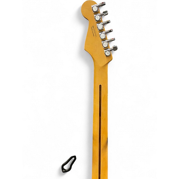 Used Fender American Ultra Stratocaster Pelham Blue Solid Body Electric Guitar