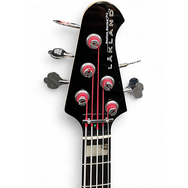 Used Lakland 55-02 Skyline Series 5 String BLACK SPARKLE Electric Bass Guitar