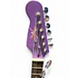 Used HardLuck Kings SPIDER Purple Solid Body Electric Guitar