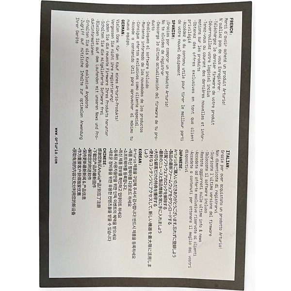 Used Arturia Minilab 3 MIDI Controller