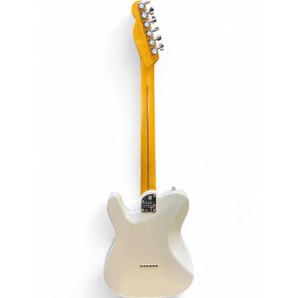 Used 2023 Fender American Ultra Telecaster Alpine White Solid Body Electric Guitar