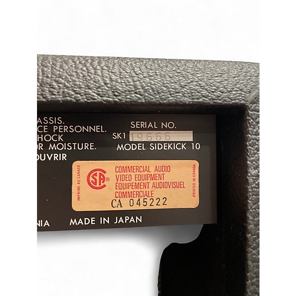 Vintage 1980s Fender SIDEKICK 10 Guitar Combo Amp