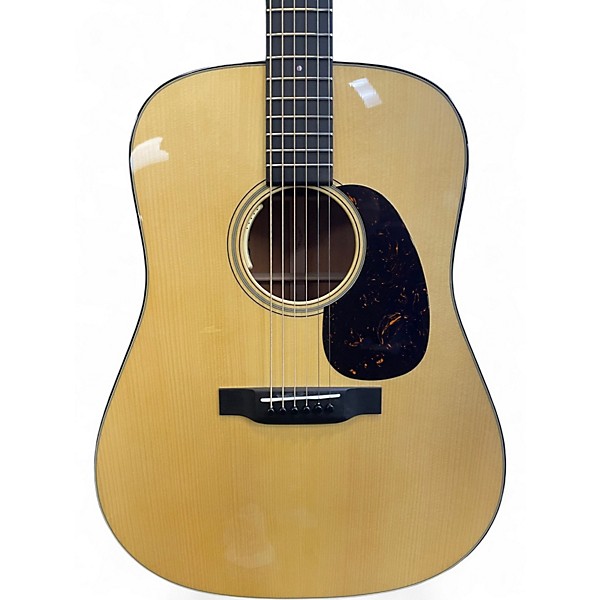 Used Martin Custom Shop 18 Adirondack Spruce-Mahagony Natural Acoustic Electric Guitar
