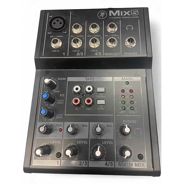 Used Mackie MIX5 Unpowered Mixer