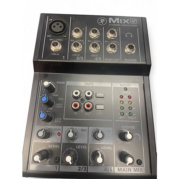 Used Mackie MIX5 Unpowered Mixer