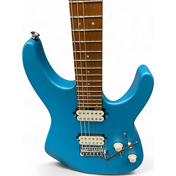 Used Charvel Pro-Mod DK24 HH 2PT CM Matte Blue Metallic Solid Body Electric Guitar