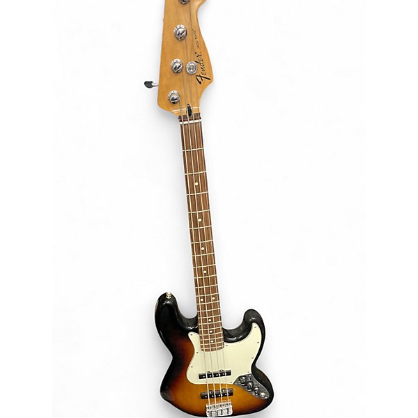 Used Fender Standard Jazz Bass 2 Color Sunburst Electric Bass Guitar