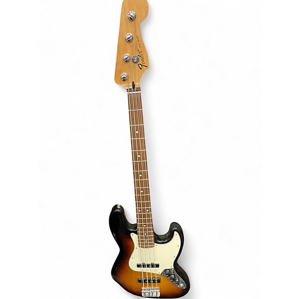 Used Fender Standard Jazz Bass 2 Color Sunburst Electric Bass Guitar