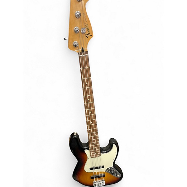 Used Fender Standard Jazz Bass 2 Color Sunburst Electric Bass Guitar