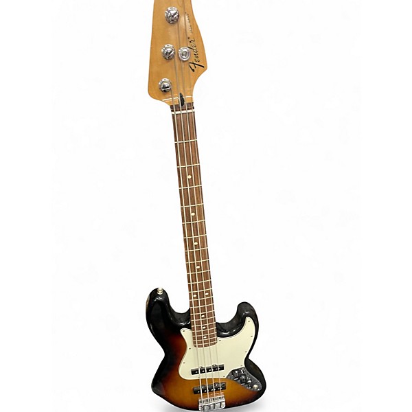 Used Fender Standard Jazz Bass 2 Color Sunburst Electric Bass Guitar