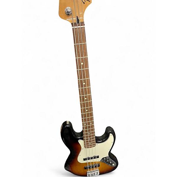 Used Fender Standard Jazz Bass 2 Color Sunburst Electric Bass Guitar