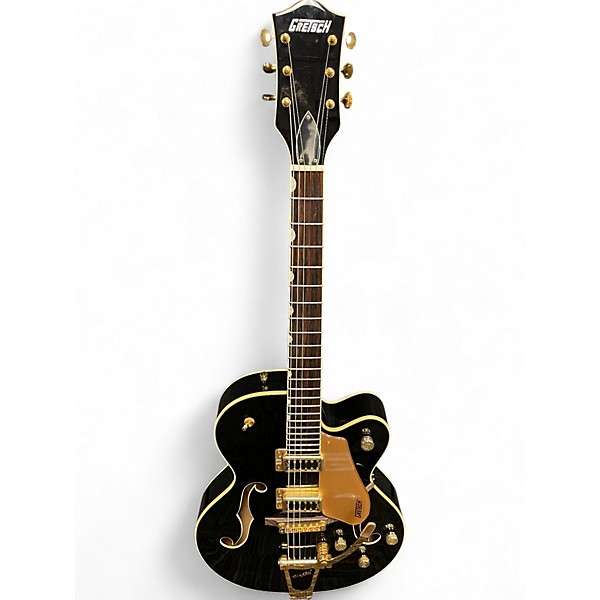 Used Gretsch Guitars G5420T Electromatic Black and Gold Hollow Body Electric Guitar