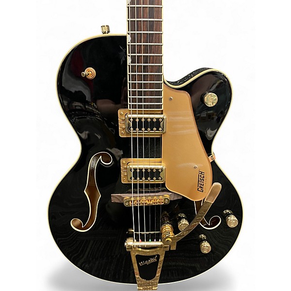 Used Gretsch Guitars G5420T Electromatic Black and Gold Hollow Body Electric Guitar