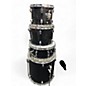 Used Ludwig 5 Piece BackBeat Black Sparkle Drum Kit