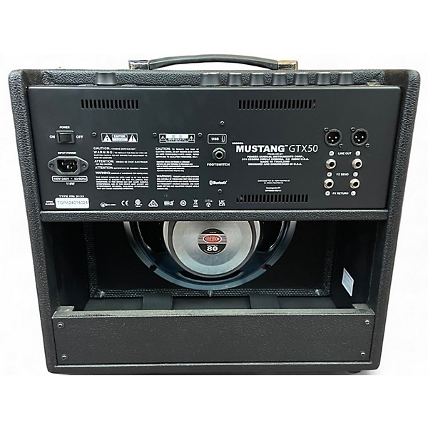 Used Fender GTX50 Mustang 1X12 Guitar Combo Amp