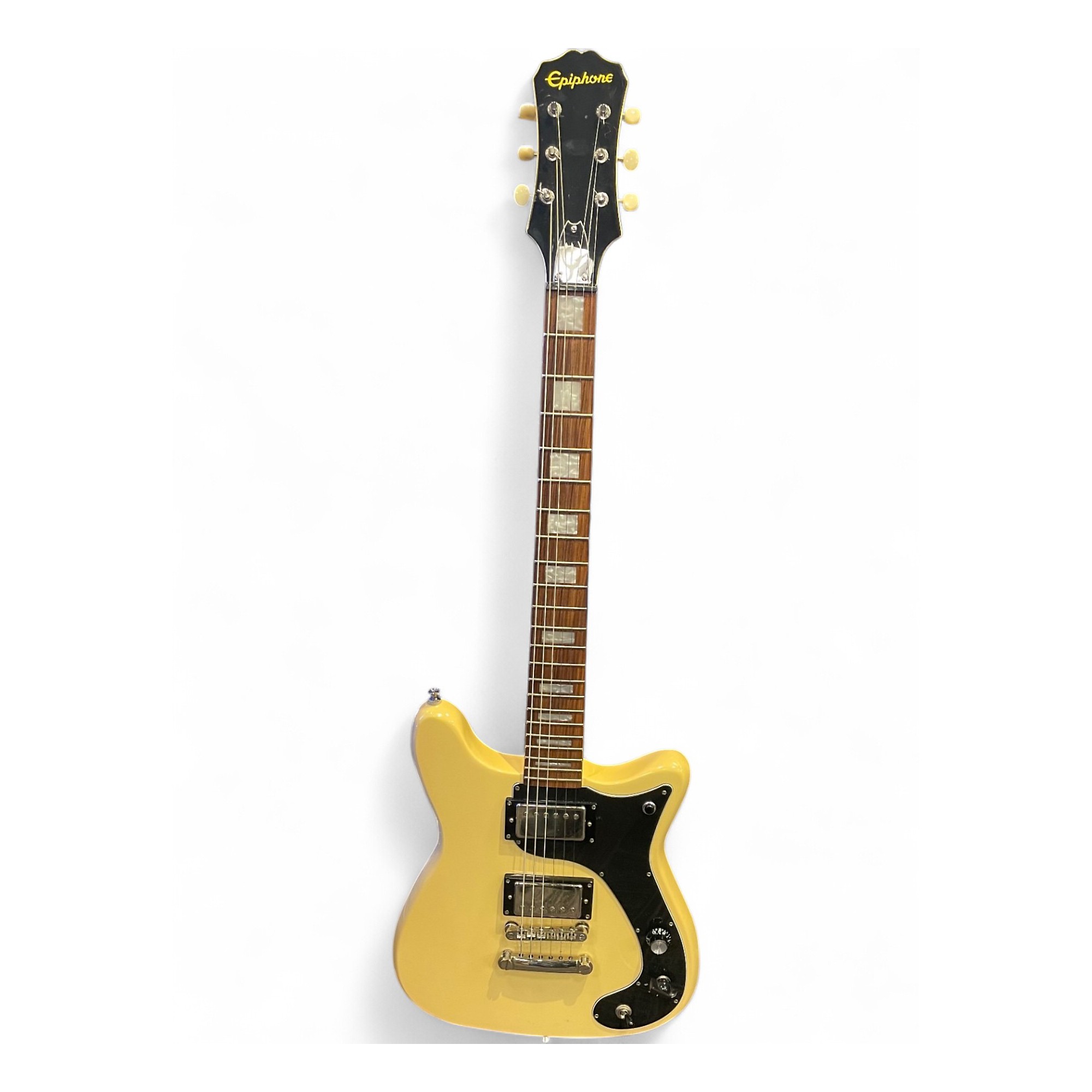 ■Epiphone Wilshire キルスイッチ Phant-o-matic Used Epiphone WILSHIRE PHANTOMATIC Antique White Solid Body