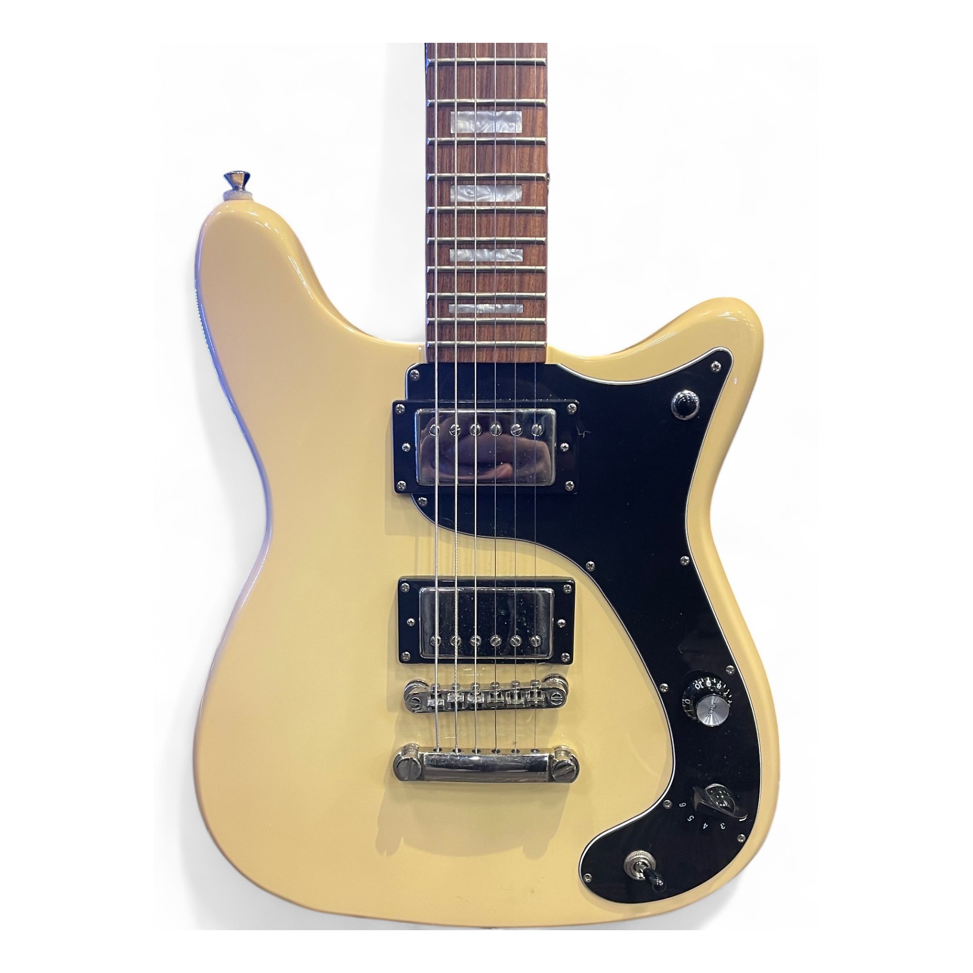 Used Epiphone WILSHIRE PHANTOMATIC Antique White Solid Body