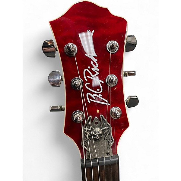Used B.C. Rich Masterpiece Bich RED Solid Body Electric Guitar