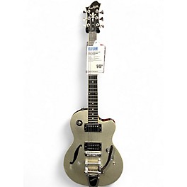 Used Hagstrom D2F SILVER SPARKLE Hollow Body Electric Guitar