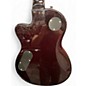 Used Hagstrom D2F SILVER SPARKLE Hollow Body Electric Guitar