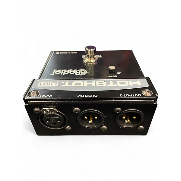 Used Radial Engineering Hotshot DM1 On-Stage Mic Mute Footswitch