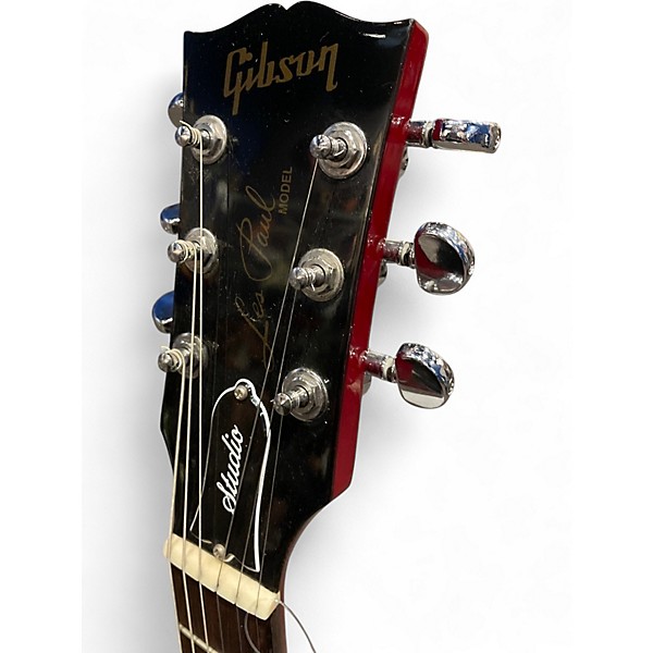 Used Gibson 1998 Les Paul Studio Cherry Solid Body Electric Guitar
